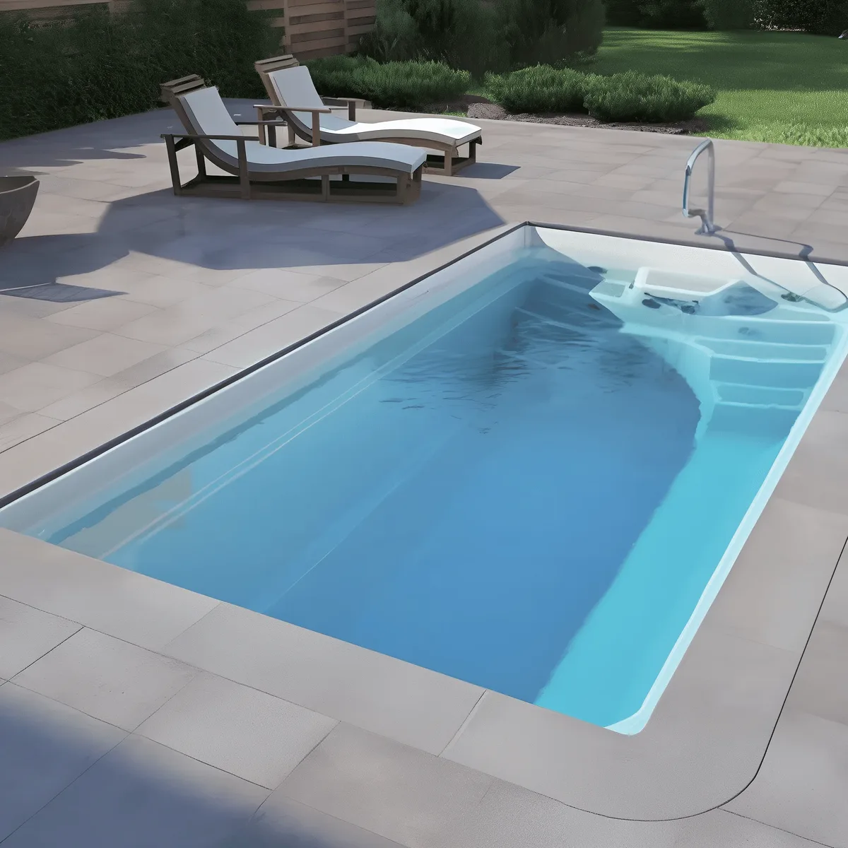 Композитный бассейн Laguna 5 — вид сверху в Березниках