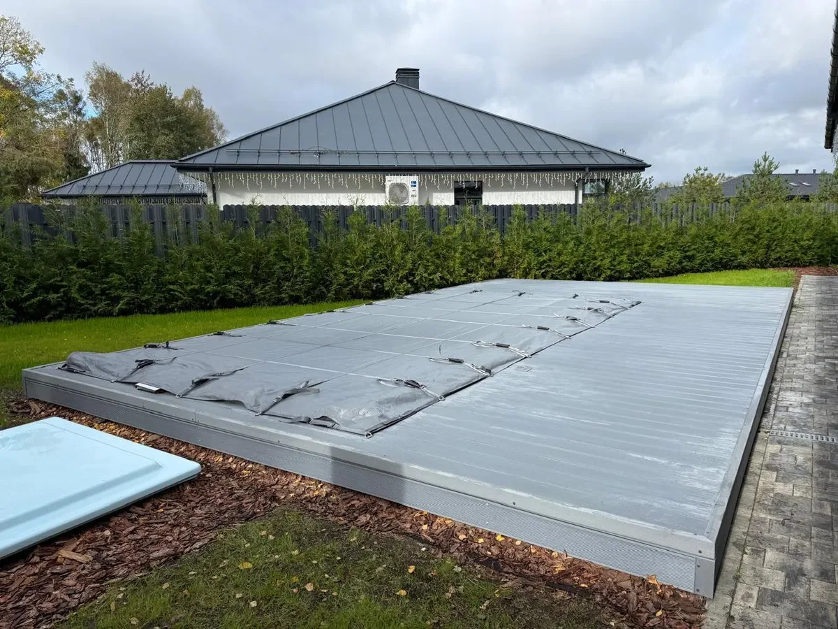 Покрывало Laguna Cover Mesh — установка в Березниках